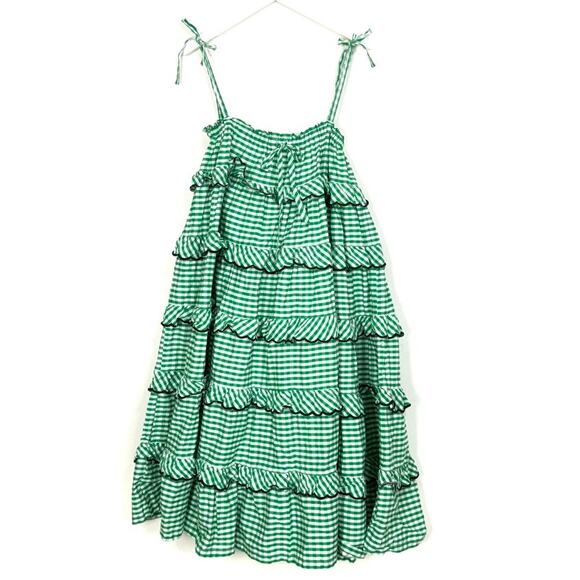 Innika Choo Avens Gingham Tiered Dress - Picture 4 of 11